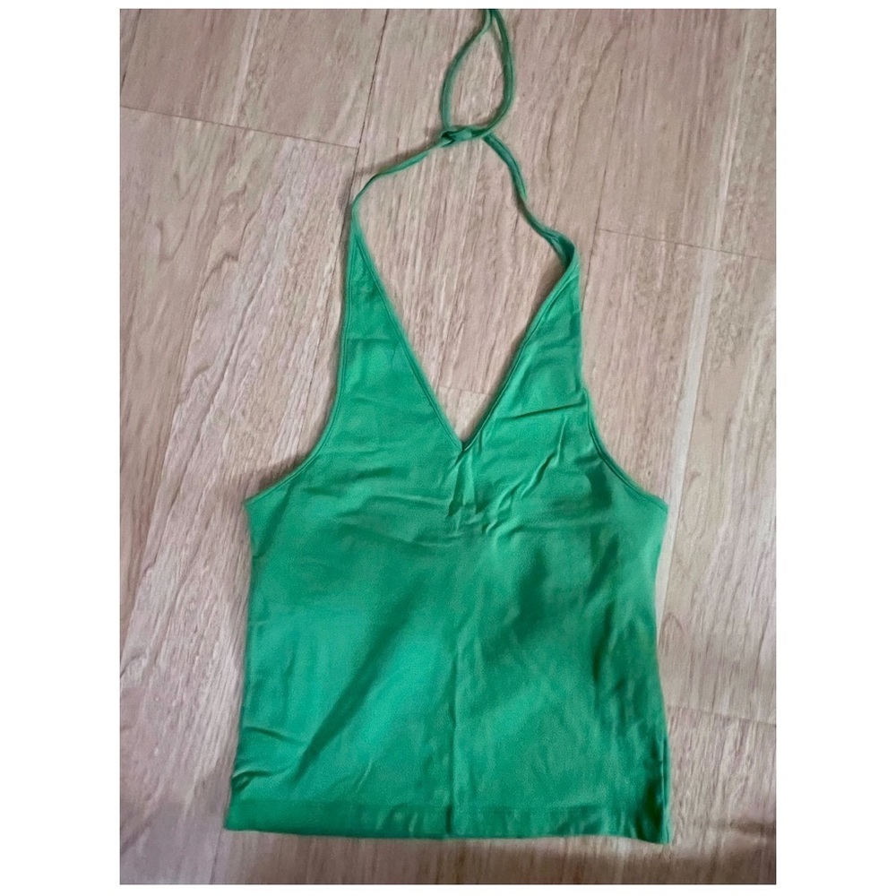 Vintage Green Airport Halter Top